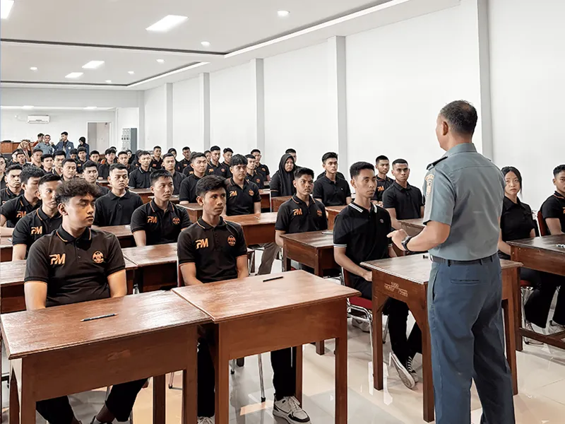 Siswa Patriot Muda mendapatkan pengarahan tes psikologi